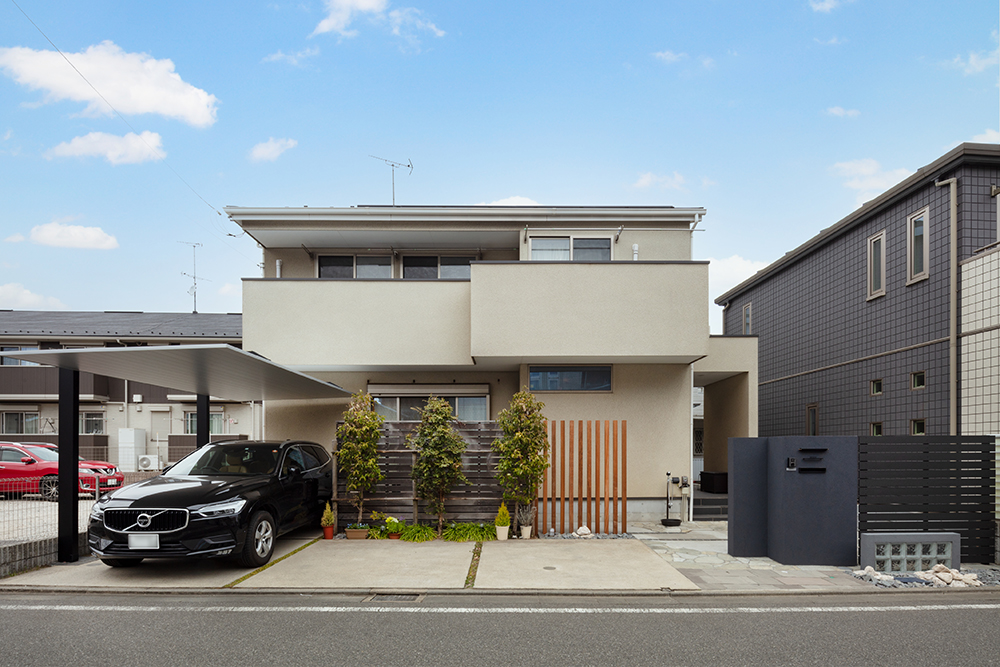モダン外構正面