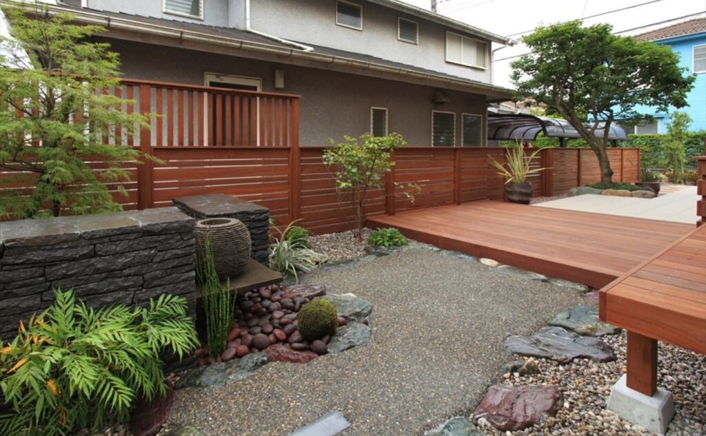 ロックガーデン施工事例　和風