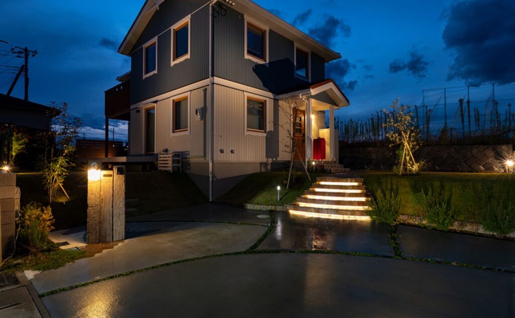 費用目安100万円～オープン外構施工事例