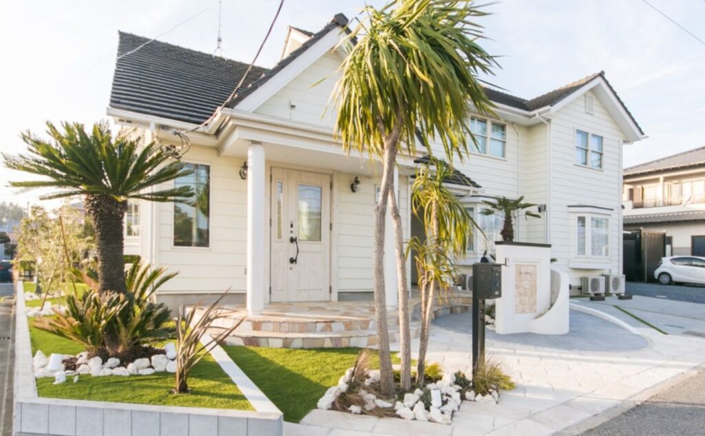 費用目安500万円～オープン外構施工事例