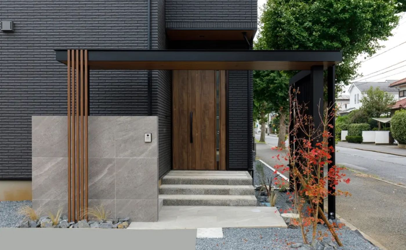 モダン外構門塀