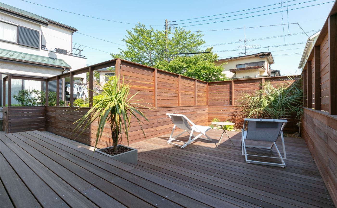 ウッドデッキ施工事例