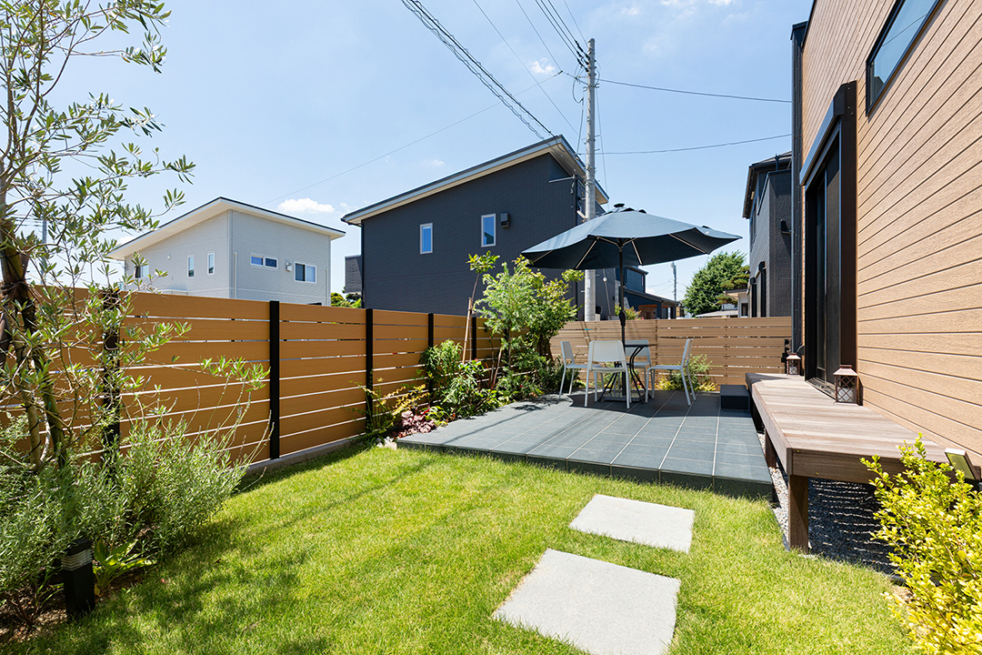 モダンなデザインの外構