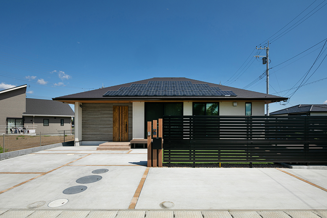 セミクローズ外構