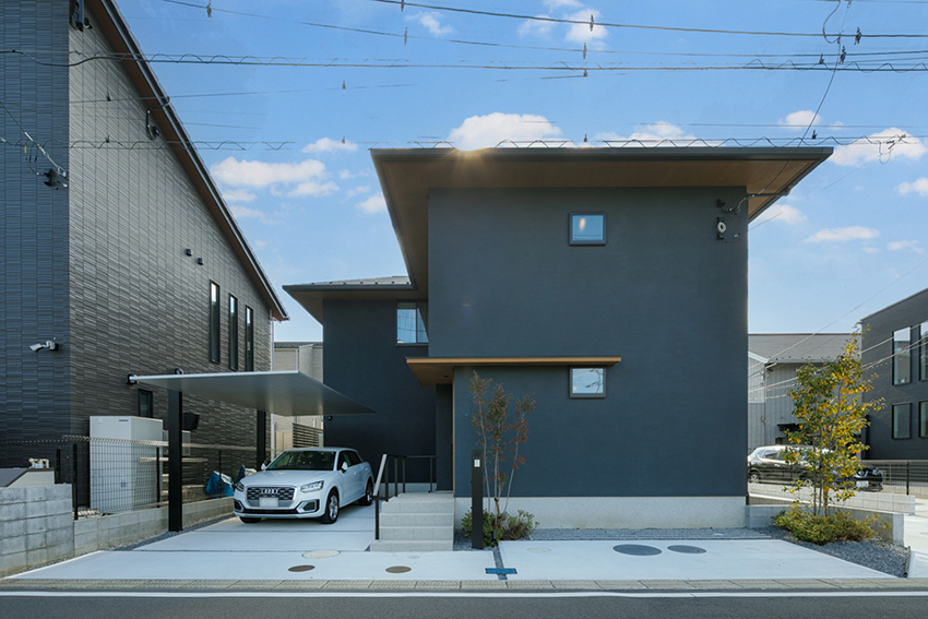 すっきりデザインと癒しの庭 1