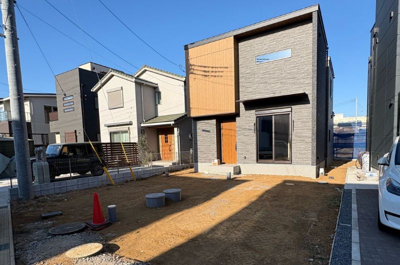 団欒に寄り添うセミクローズド外構(イメージ)
