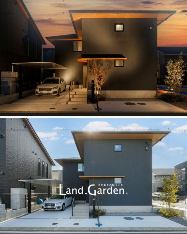 【すっきりデザインと癒しの庭】

------------------------------------------
〇施工ポイント〇

シンプルな商材、建材を使用し建物を引き立たせ、全体をすっきりとデザインしました。お庭のコーナーには植栽とともにアクセントのトーチポールライトをご提案。お庭時間をより一層素敵なものにしてくれます。

〇使用建材〇
■カーポート：リクシルカーポートSC
■門柱:リクシル機能門柱FT

🌿内と外が調和する庭づくり🌿
@land_garden
------------------------------------------
《ランド・ガーデン千葉》
🌱 千葉県四街道市もねの里1-2-18
TEL.043-420-2000
⁡
《ランド・ガーデン八千代》
🌱 千葉県八千代市大和田新田103-34
TEL.047-450-0100

営業時間 9:00 ～ 17:00 （水曜定休）

《施工エリア》
千葉市(若葉区は一部除外・緑区はエリア外)・船橋市・習
志野市・八千代市・佐倉市・四街道市・白井市・印西市
・酒々井町・富里市・八街市・成田市の一部
------------------------------------------⁡

🟢LINE公式アカウントができました🟢
おともだち追加でお気軽にご相談できます。
▷ 追加はプロフィールのリンク🔗から

#ランドガーデン #landgarden
#新築外構 #カーポート #愛車
#エクステリア #エクステリアデザイン #外構デザイン
#外構リフォーム
#外構工事 #外構エクステリア #カーポートsc #リクシルカーポートsc